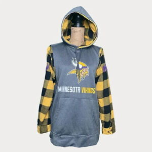 UPCYCLED Minnesota Vikings‎ Hoodie